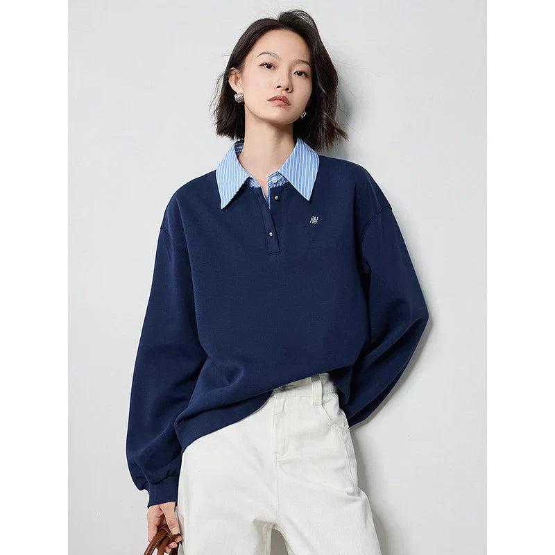 Autumn Splicing Patchwork Sweater