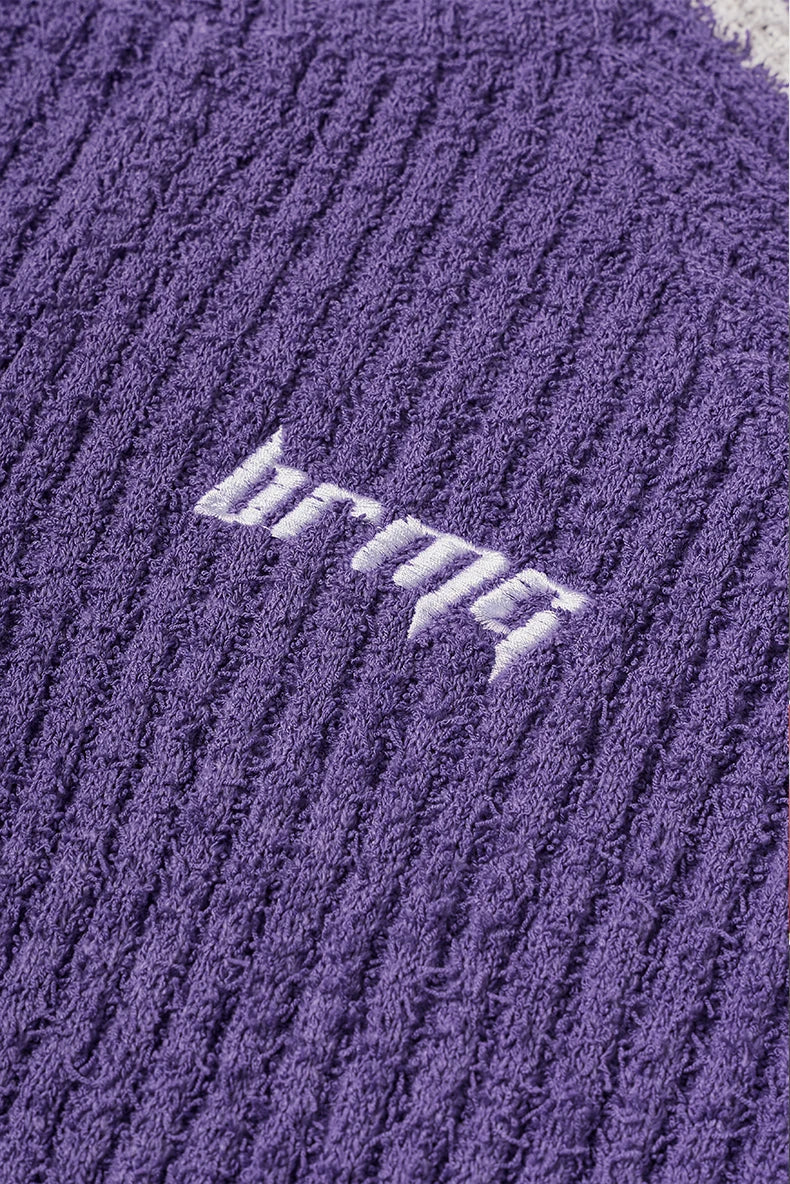 Textured Stripe Knitted Sweater