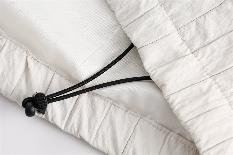 Y2k Windbreaker Hooded Zip-up Jacket