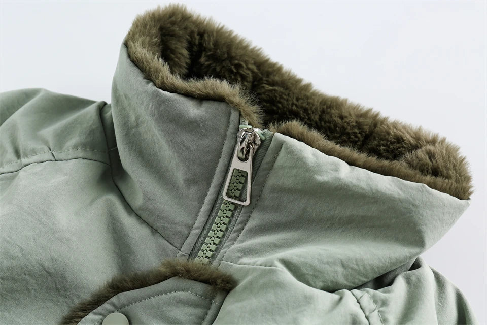 Chic Fleece-Lined Jacket