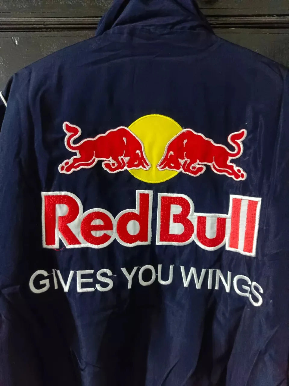 Embroidered Padded Motorcycle Jacket