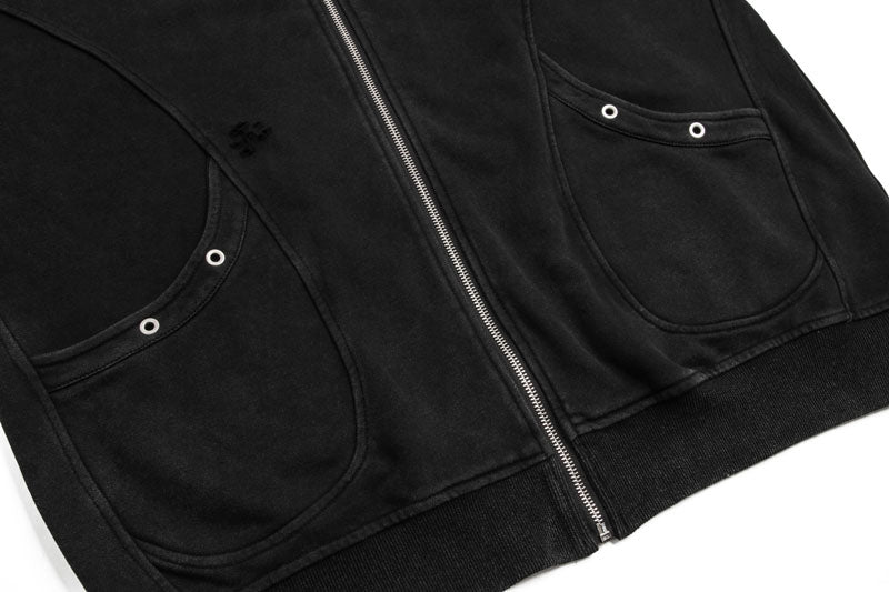 Vintage Moon Zip-up hoodie