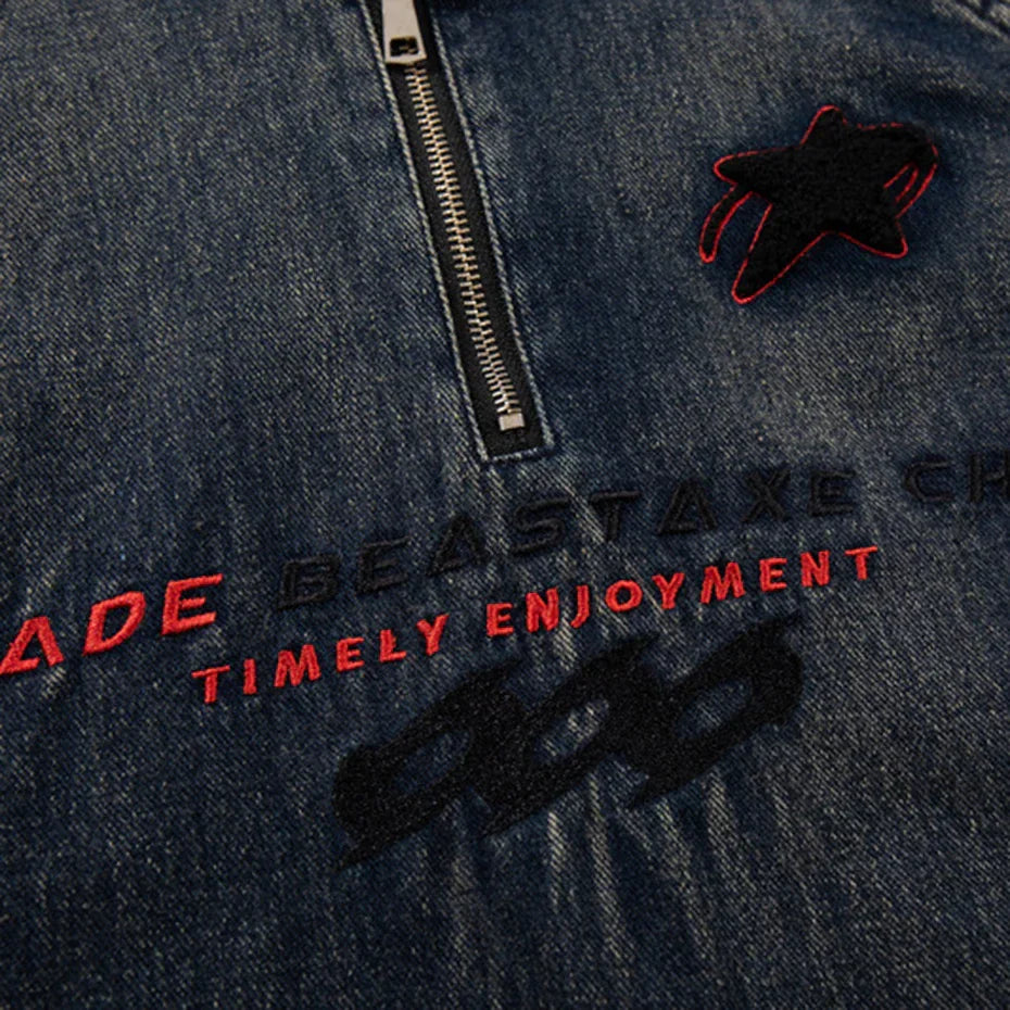 Vintage Loose Street Craft Hoodie