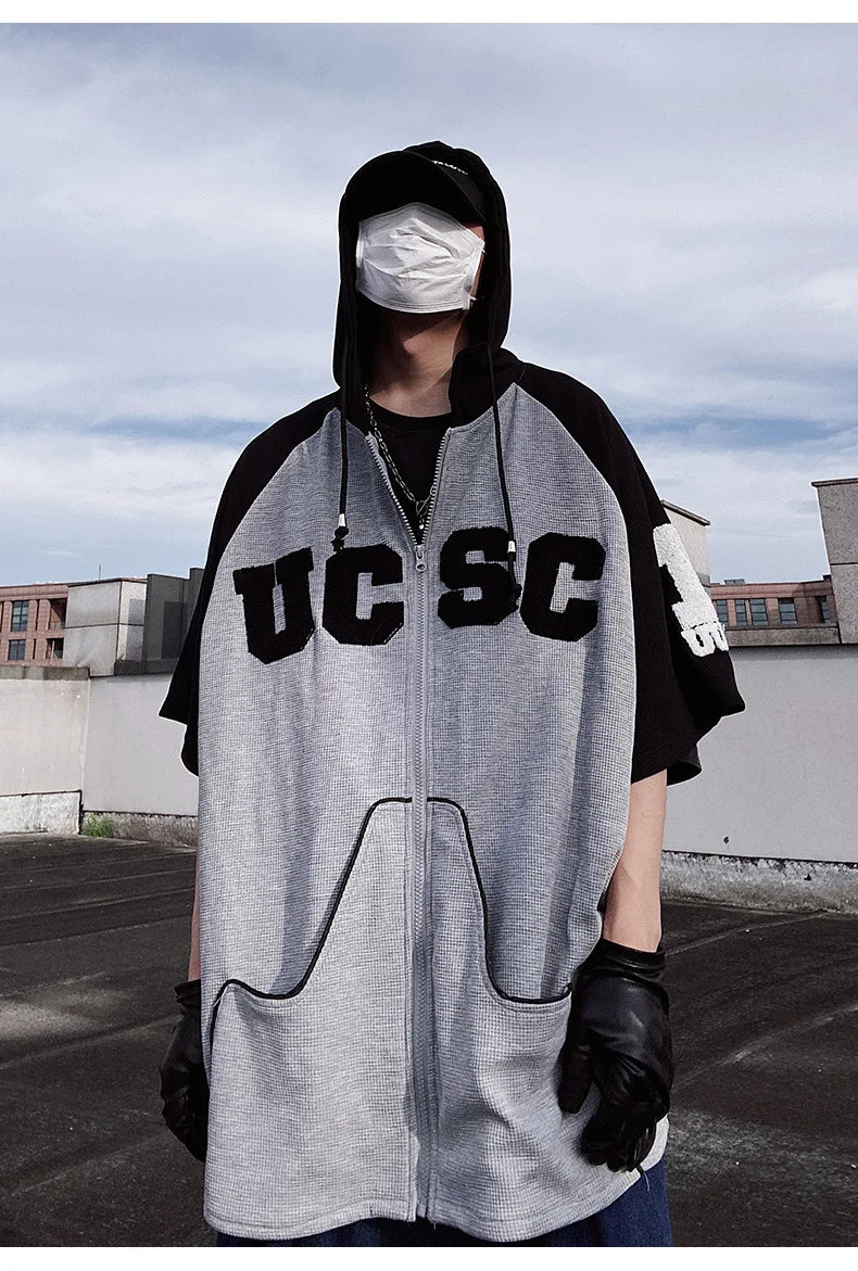 Streetwear Oversized Hip Hop Hooded Sweatshirt