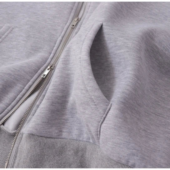 Velvet Embroidered Sweatshirt