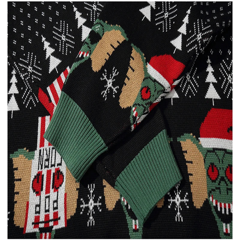 Ugly Knitted Elf Christmas Sweater