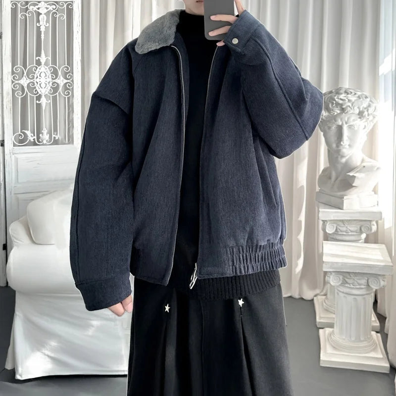 Fluffy Collar Winter Jacket