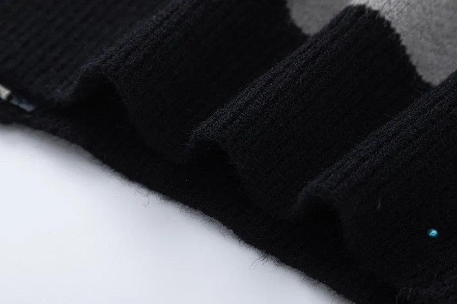 Turbo Drive Gray Star Sweater