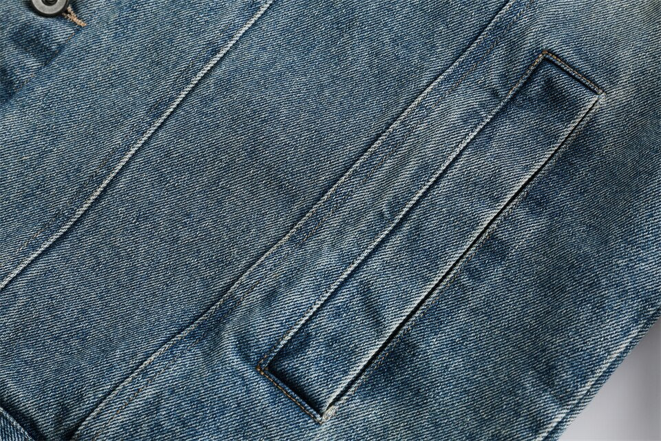 Blue Washed Denim Jacket