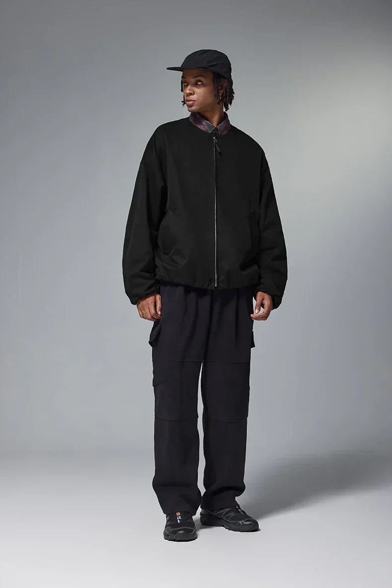 Zip-Up Quilted Jacket