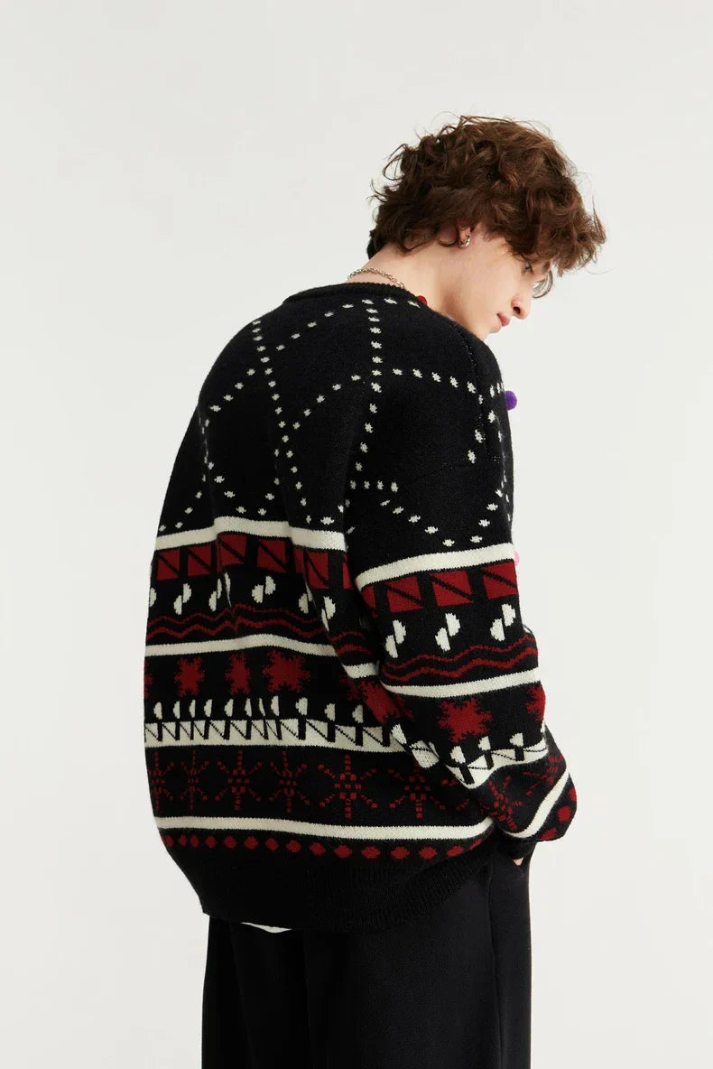 Christmas Knitted Snow Sweater