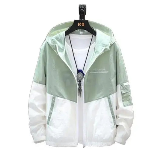 Waterproof Patchwork Varsity Jacket