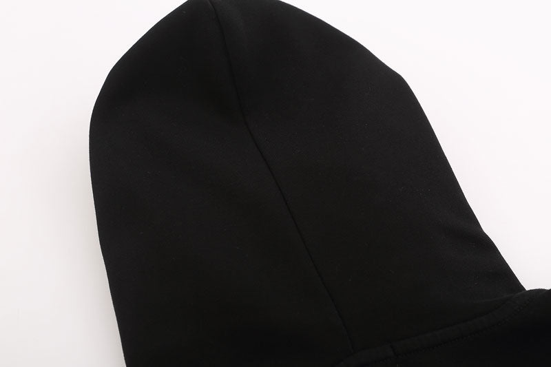 Retro Embroidery Denim Star Hoodie