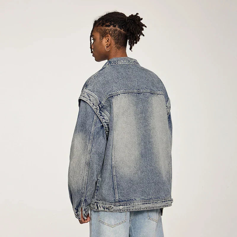 Washed Sandy Denim Jacket