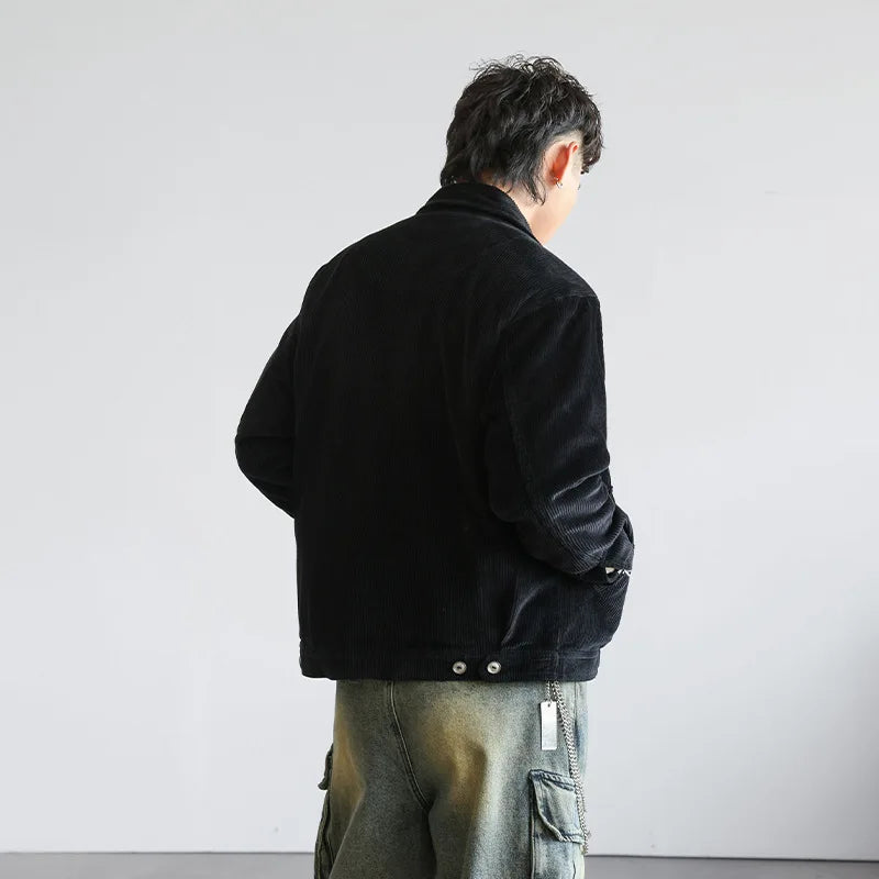 Effortless Vintage American Style Bomber Jacket