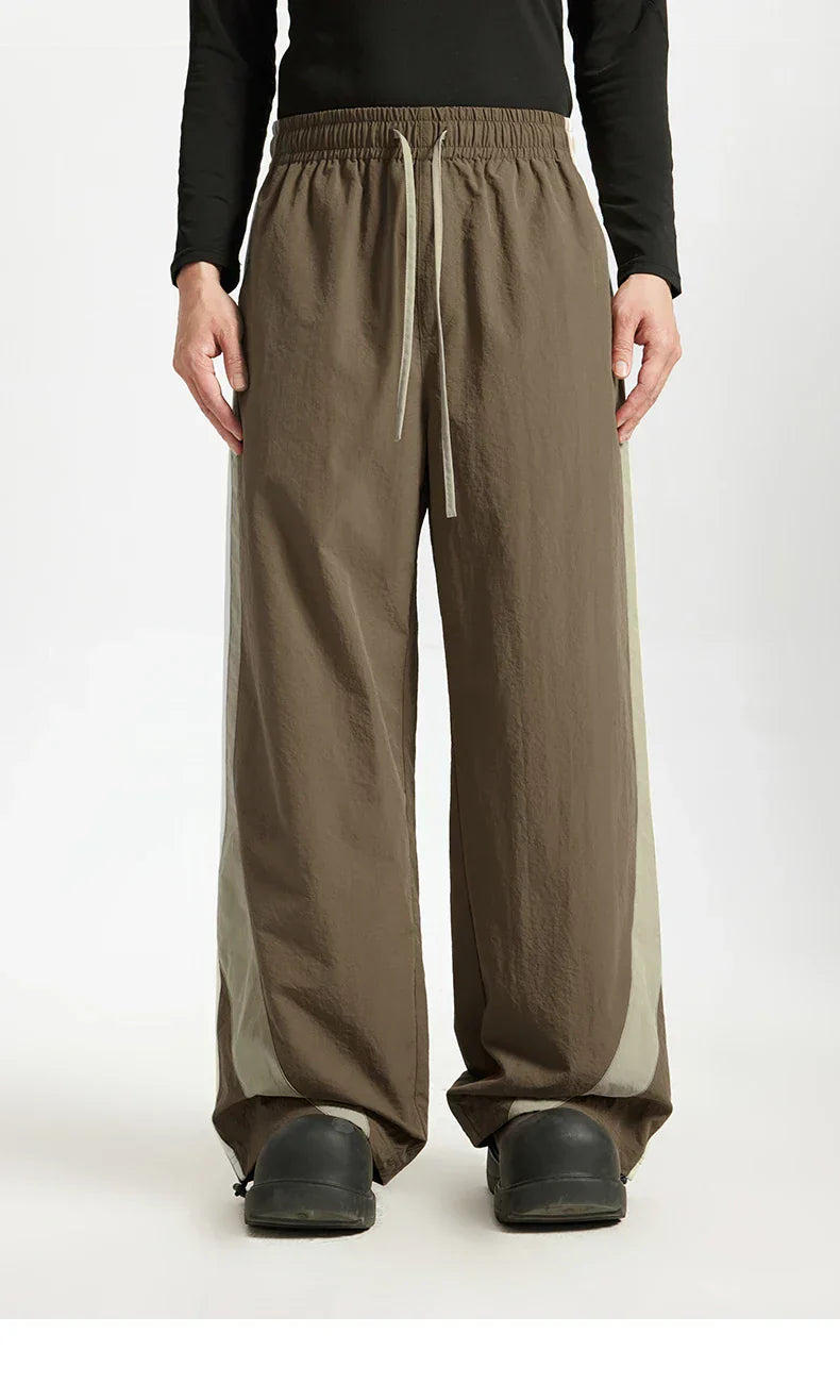 Sports Style Baggy Polyester Sweatpants