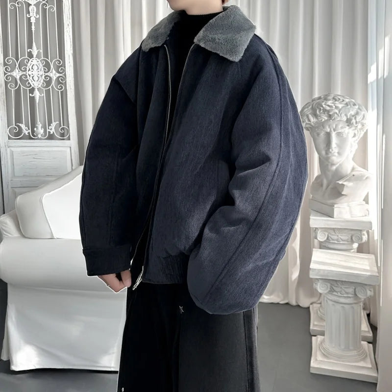 Fluffy Collar Winter Jacket