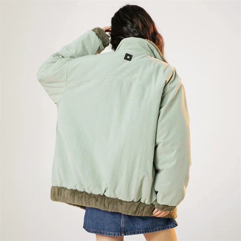 Chic Fleece-Lined Jacket