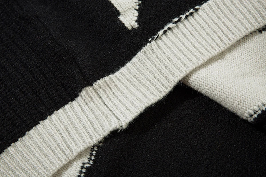 Y2K Fractal Burst Sweater