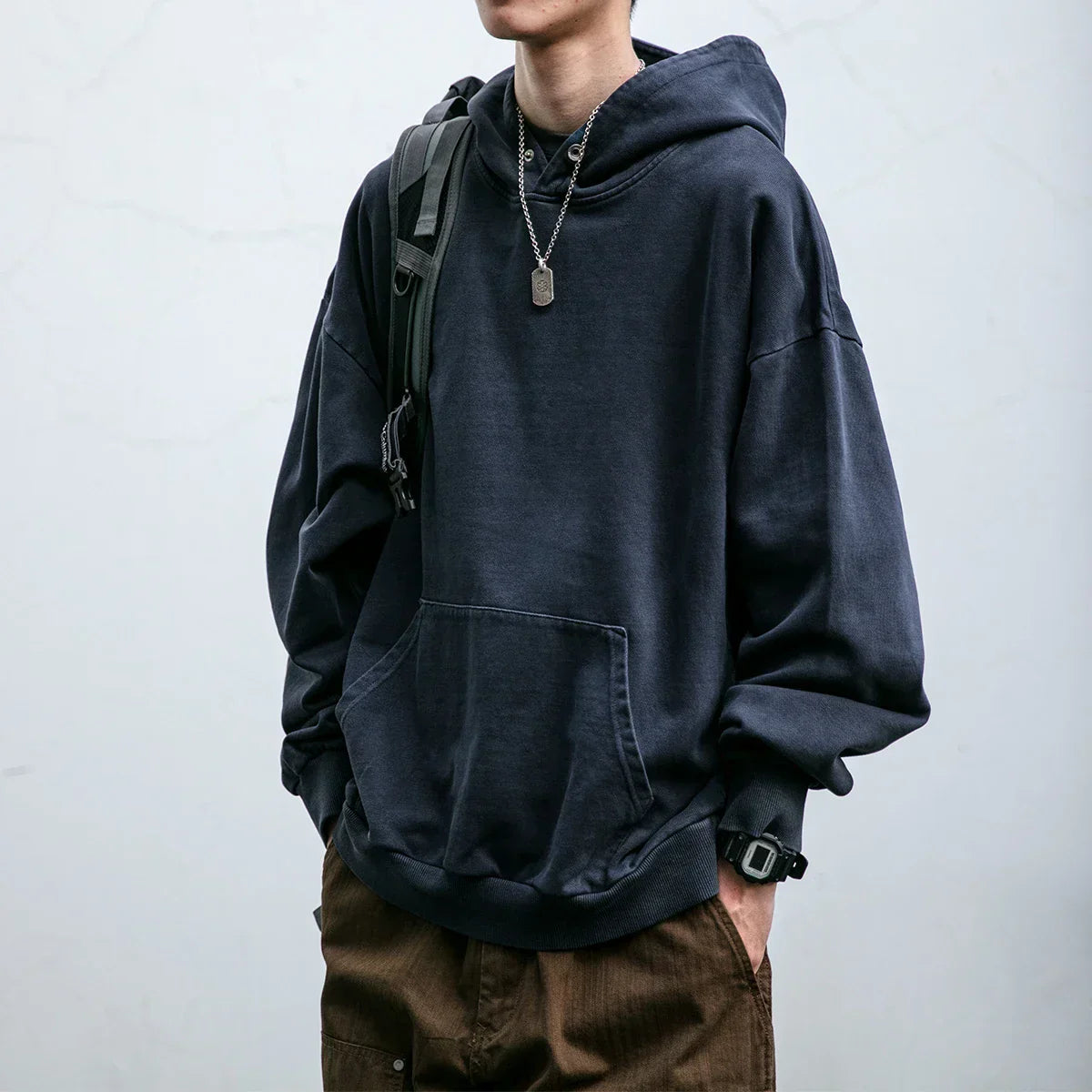 Shadow Vibe Oversized Hoodie