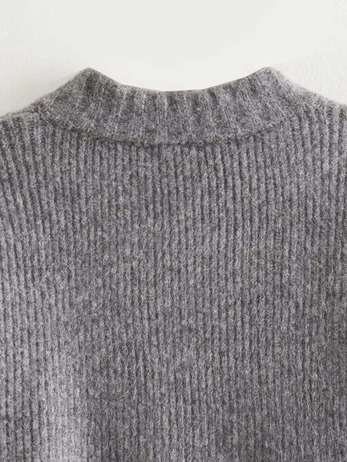 Knitted Crew Neck Sweater