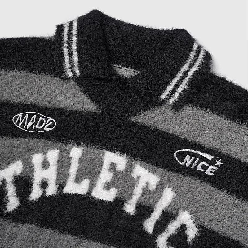 Striped Athletic Sweater