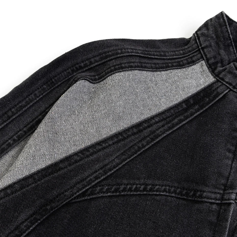 Shadow Stripes Denim Jacket