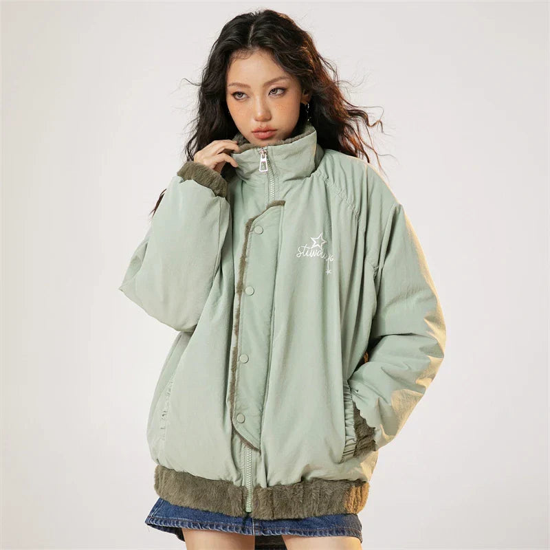 Chic Fleece-Lined Jacket