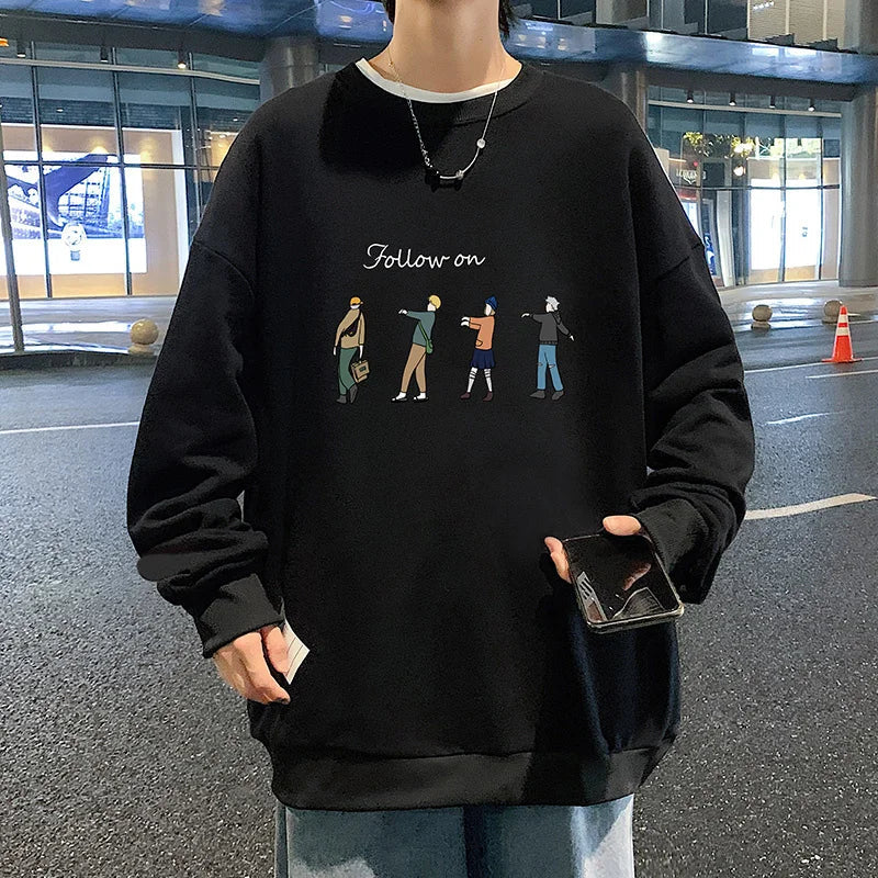 Y2K Follow On Graphic Sweatshirt