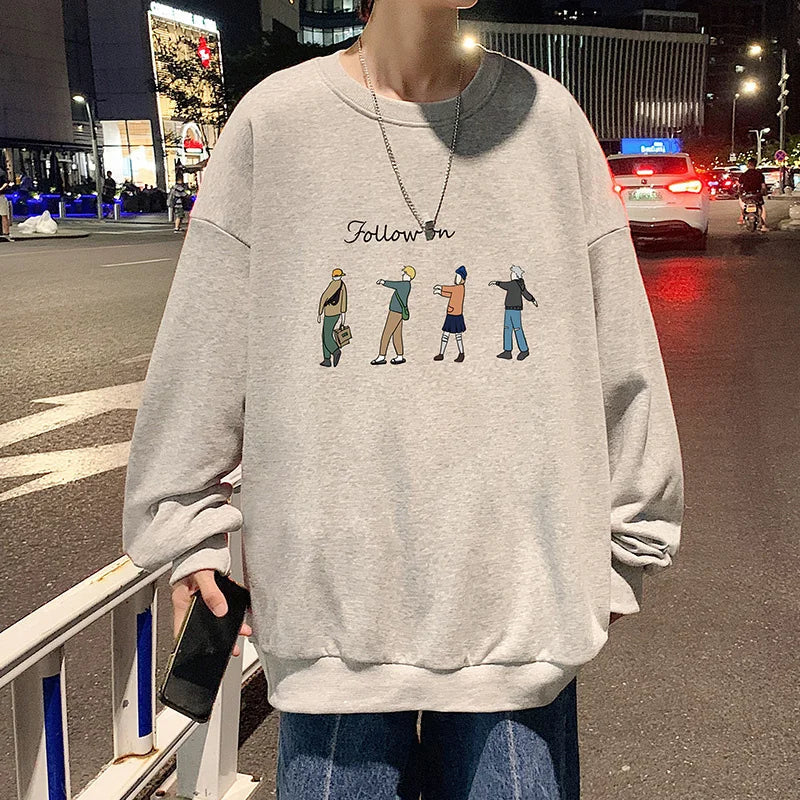 Y2K Follow On Graphic Sweatshirt