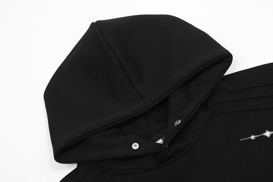 Loose Stellar Cross Hoodie