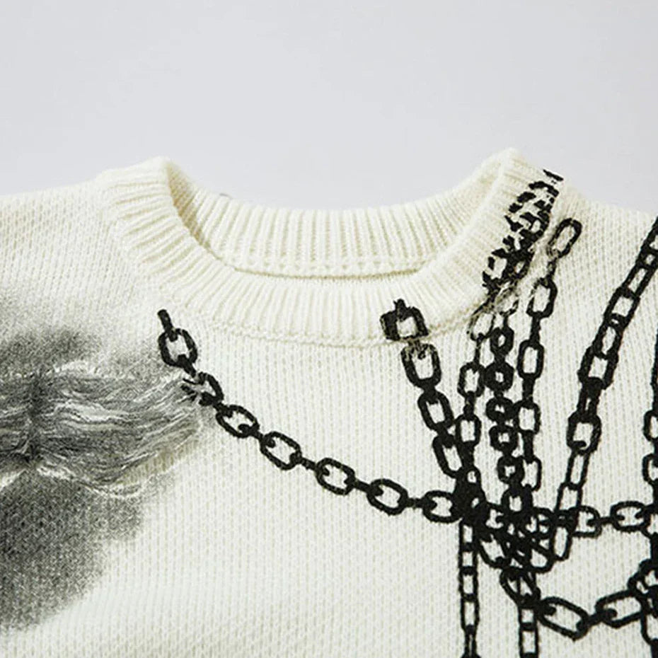 Shadow Chains Knit Sweater
