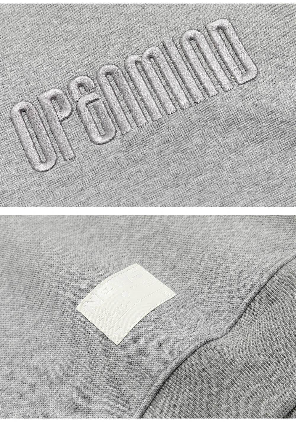 Solid Color Embroidered Hoodie