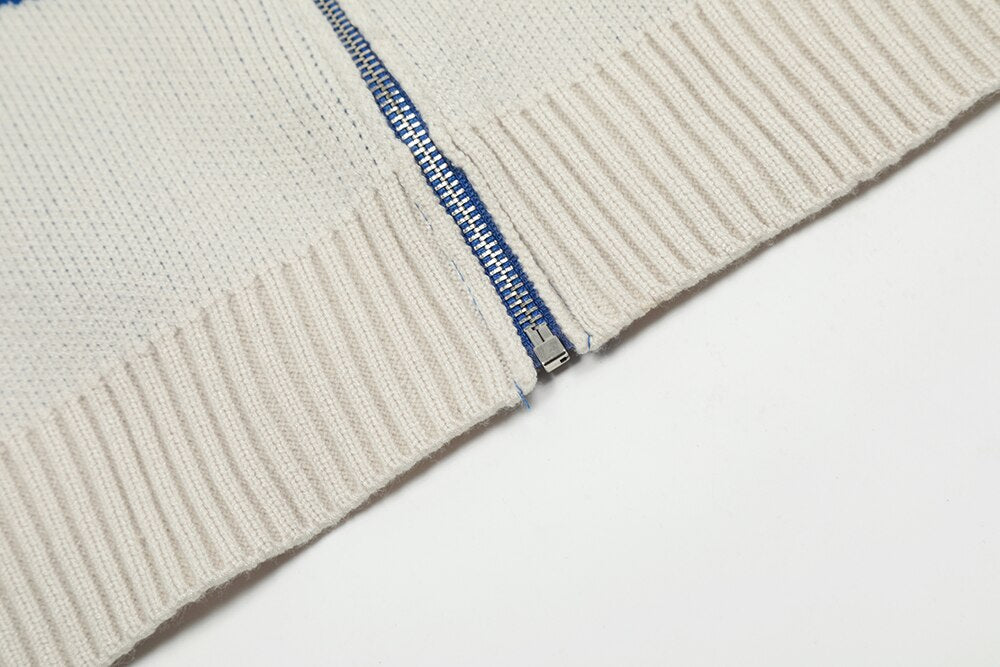 Y2K Retro Racing Cardigan