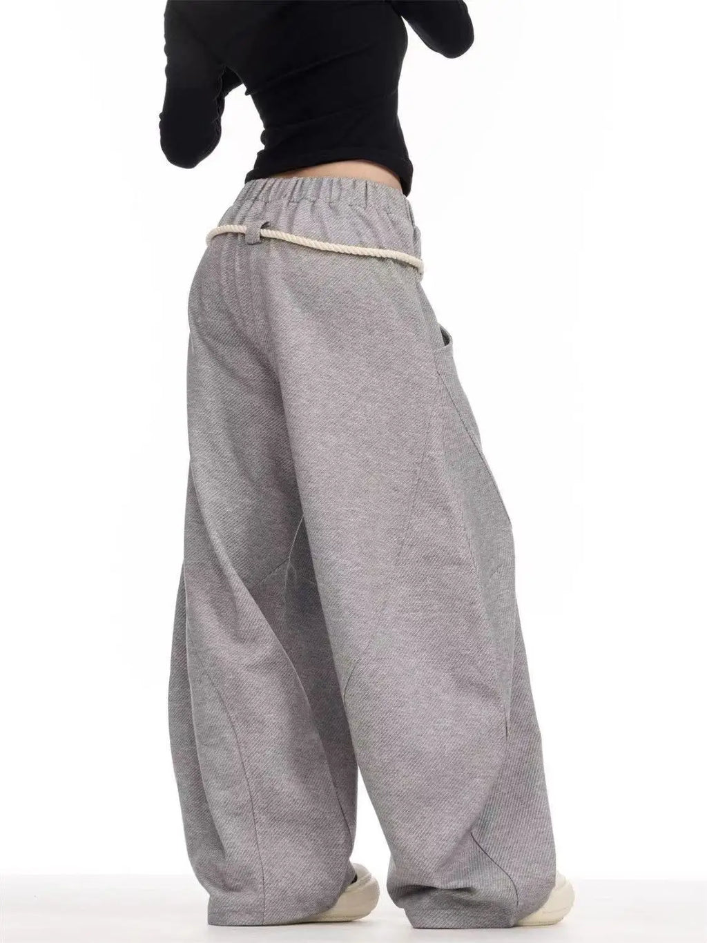Retro Supper Baggy Drawstring Sweatpants