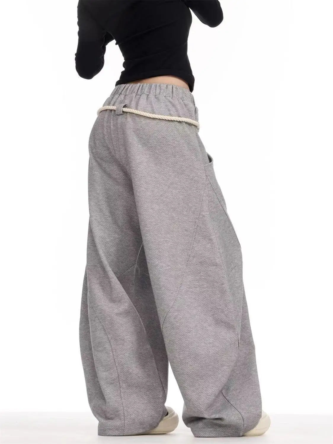 Retro Supper Baggy Drawstring Sweatpants