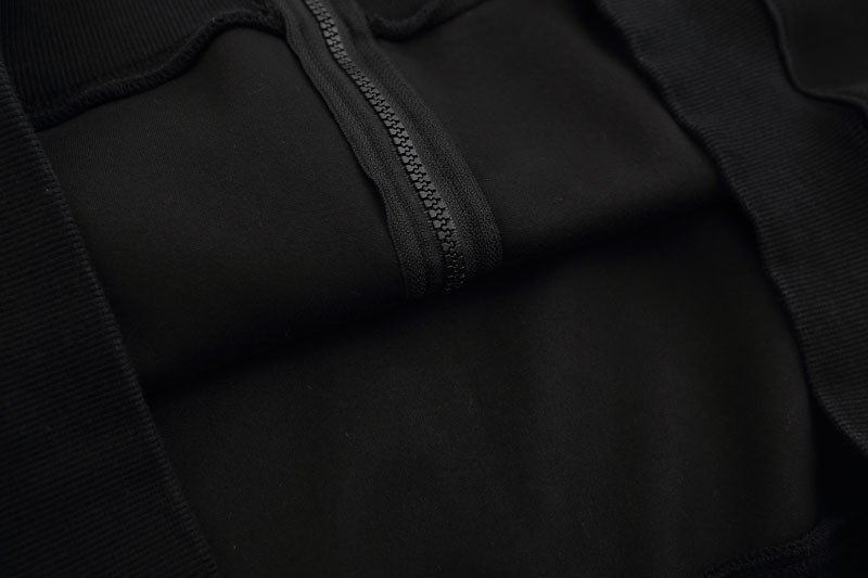 Retro Embroidery Denim Star Hoodie