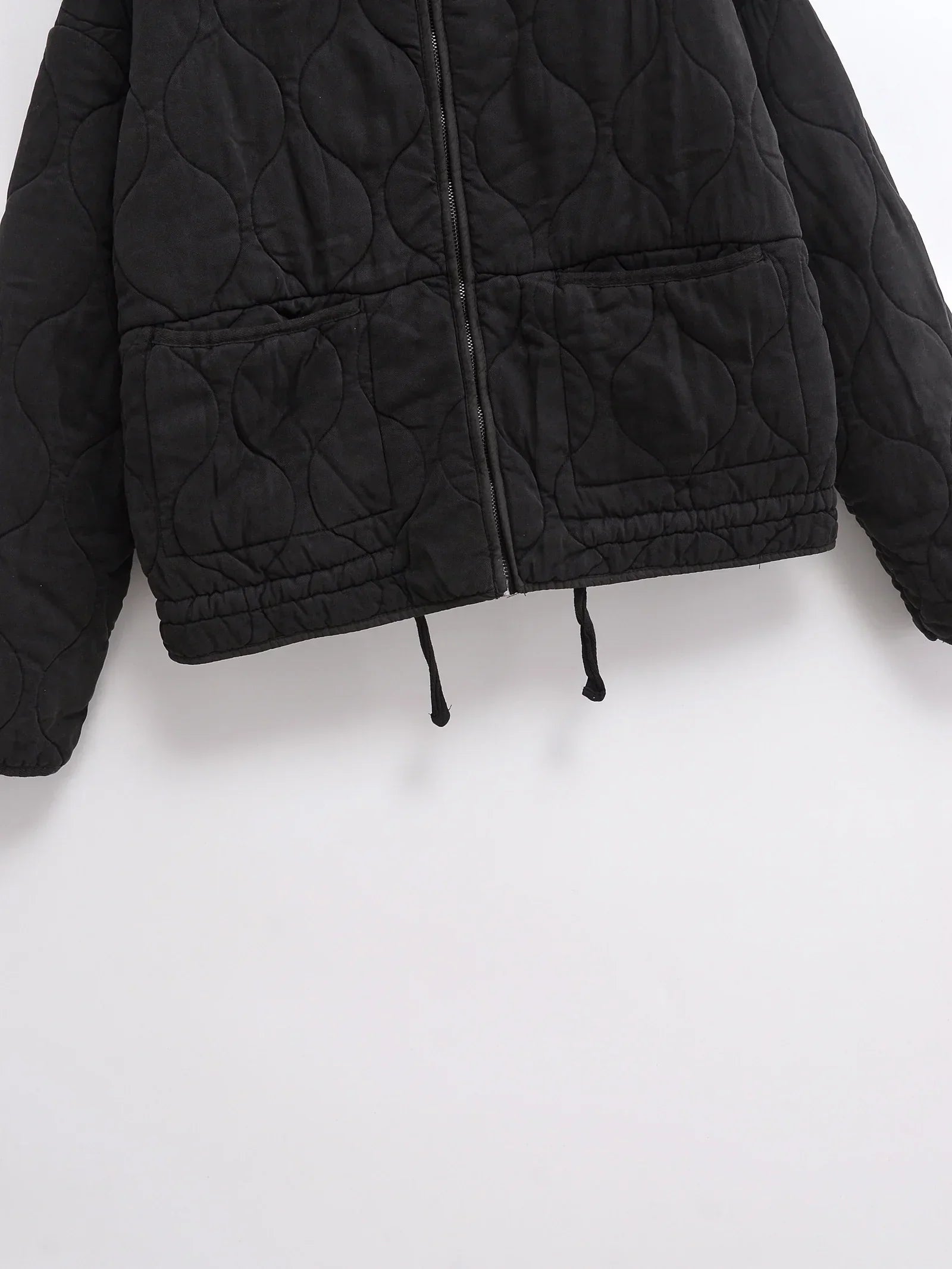 Fluffy Textured Zip-Up Jacket