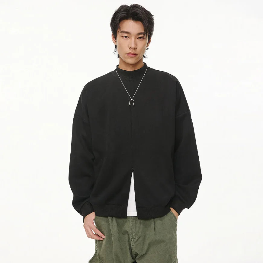 Stylish Streetwear Casual Zipper Sweatshirt