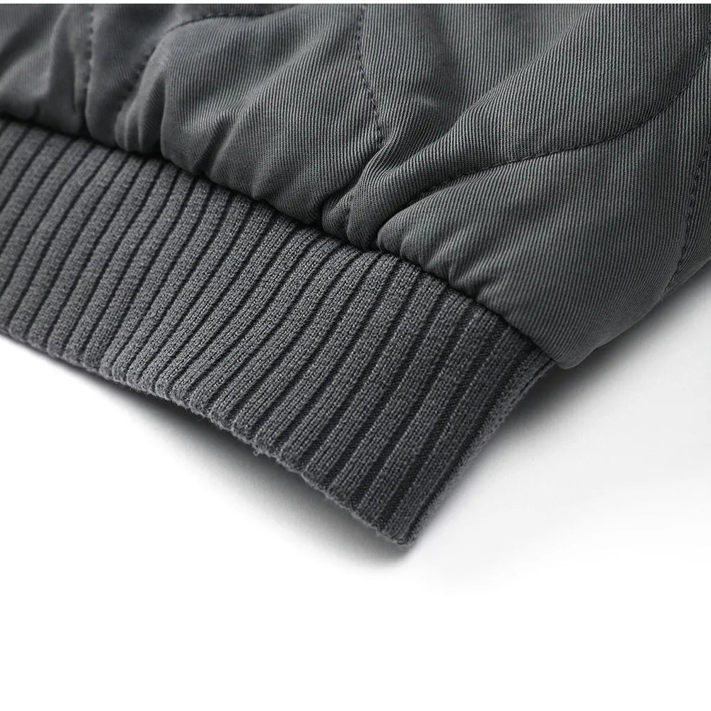 Textured Bomber Jacket