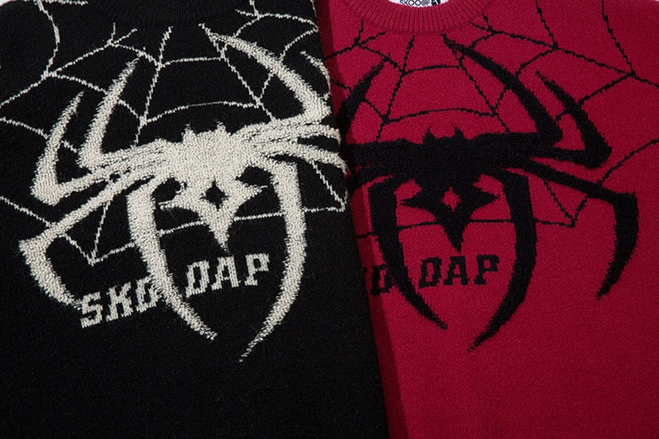 Y2K Spider Sweater