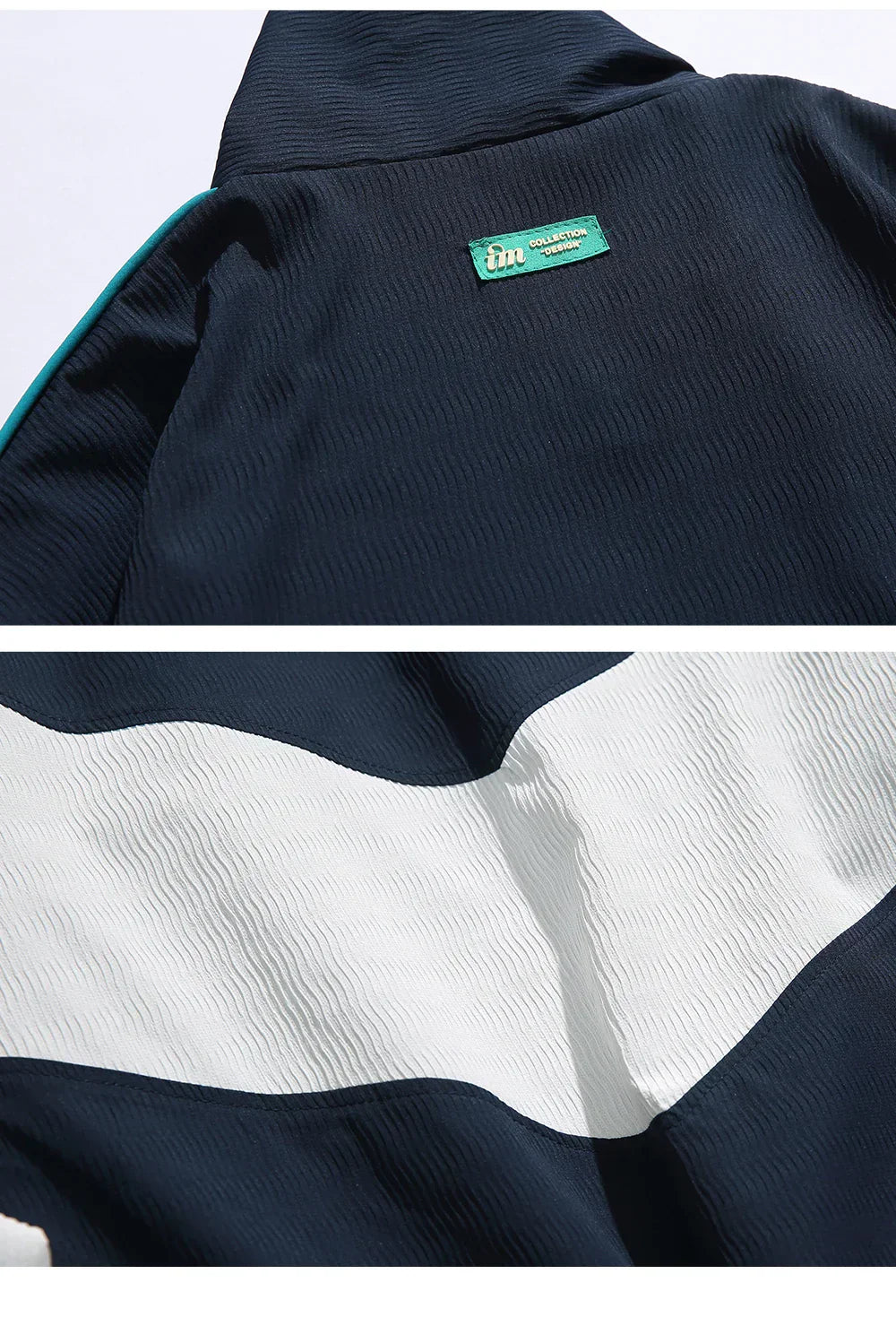 Side Stripe Patchwork Jacket