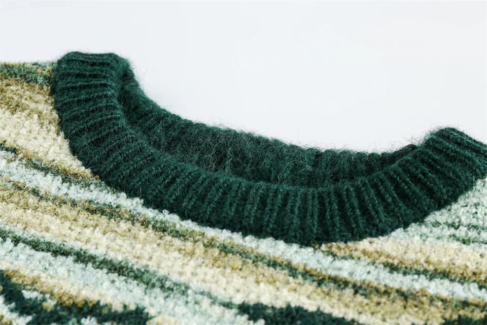 Women's Desert Waves Cactus Knit Sweater