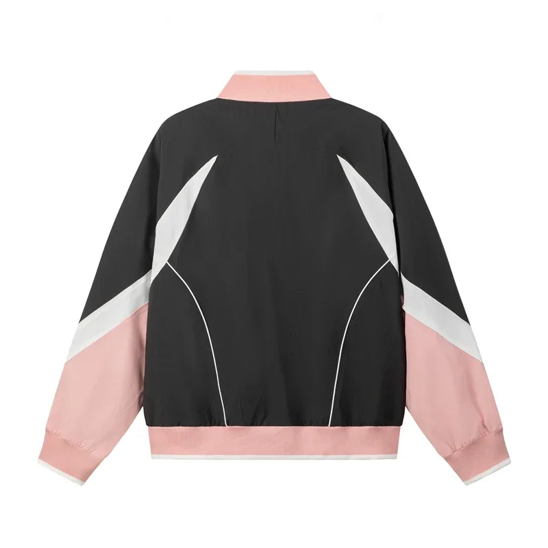 Oversize Bomber Coat & Baseball Uniform Designer Jacket