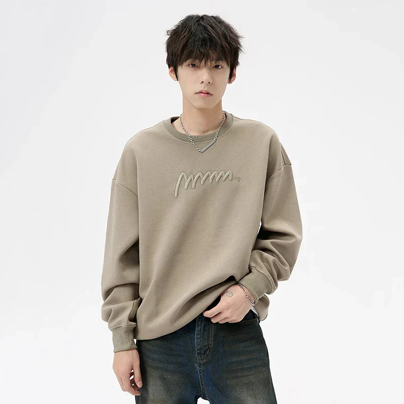 Modern Solid Color Sweatshirt