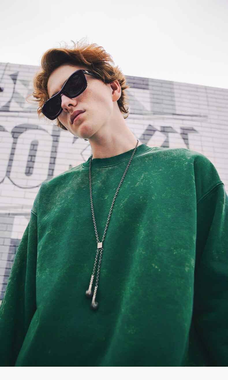 High Street Retro Washed Sweatshirts