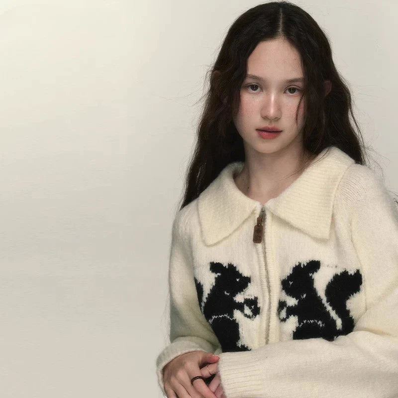 Squirrel Whisperer Knit Sweater