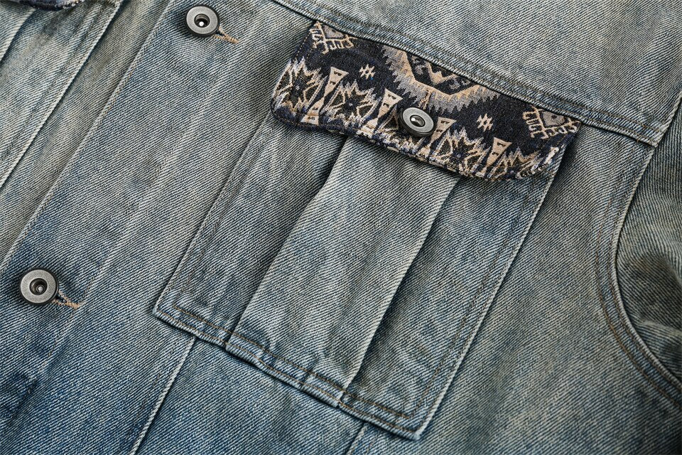 Blue Washed Denim Jacket