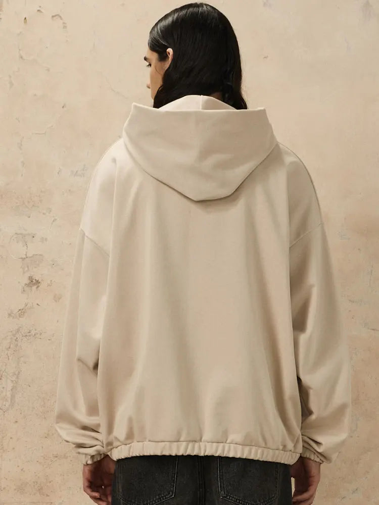 Loose Star Embroidery Hoodie