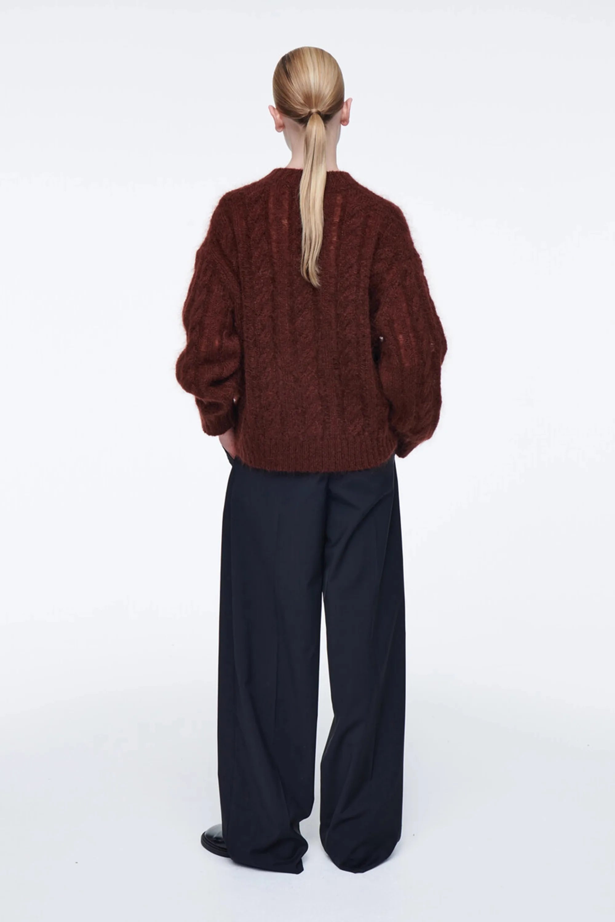 Women Casual Comfort Ethereal Spring Twist Knit Sweater